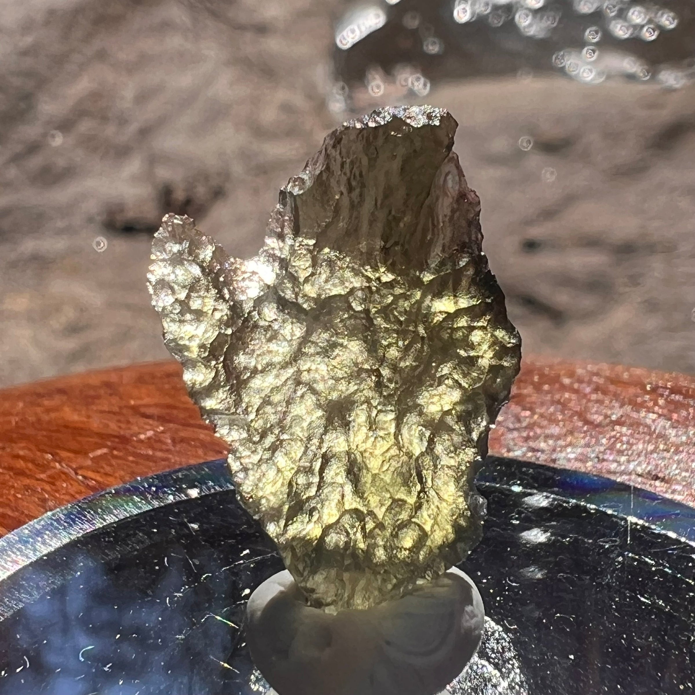 Moldavite 1.1 grams #1917-Moldavite Life
