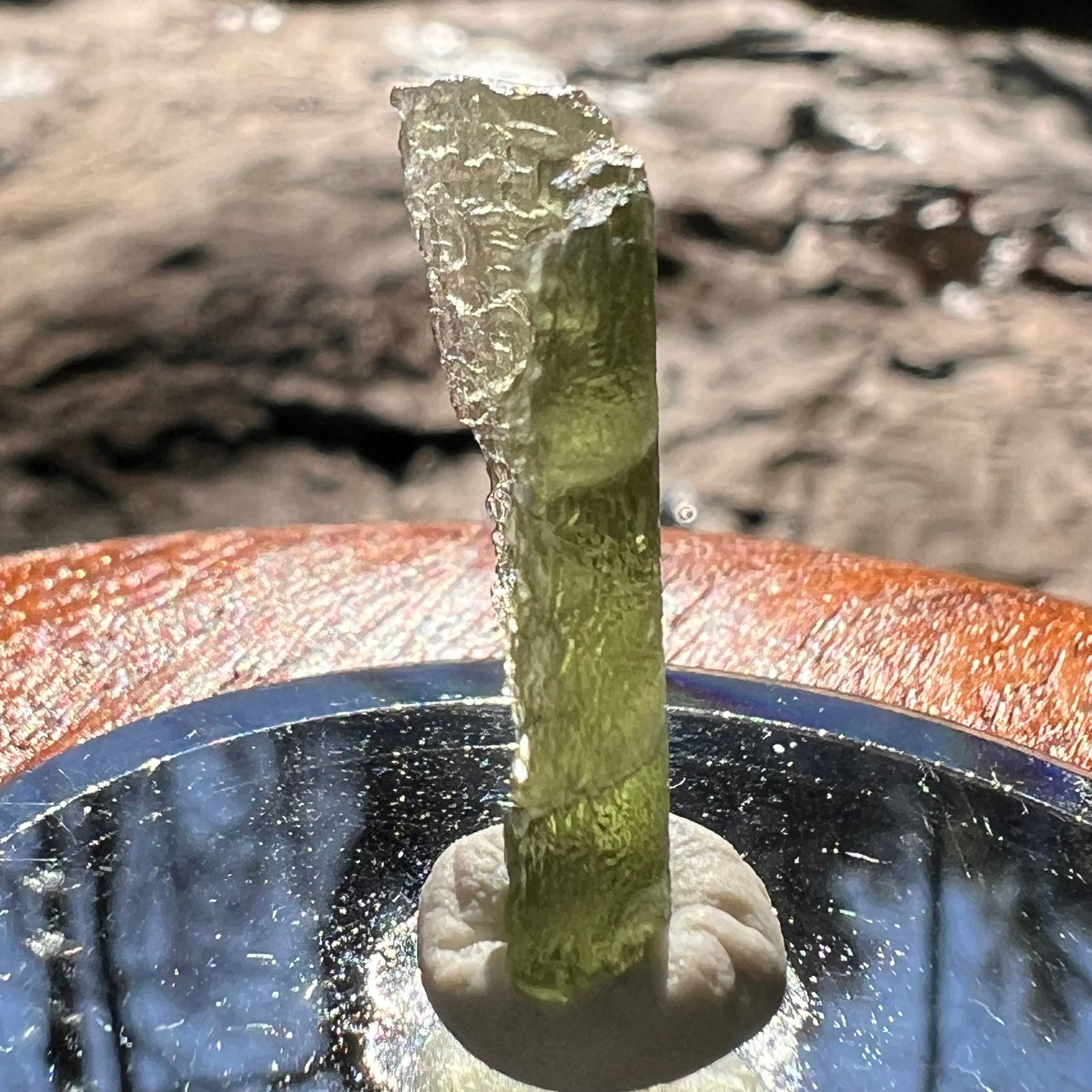 Moldavite 1.1 grams #1920-Moldavite Life