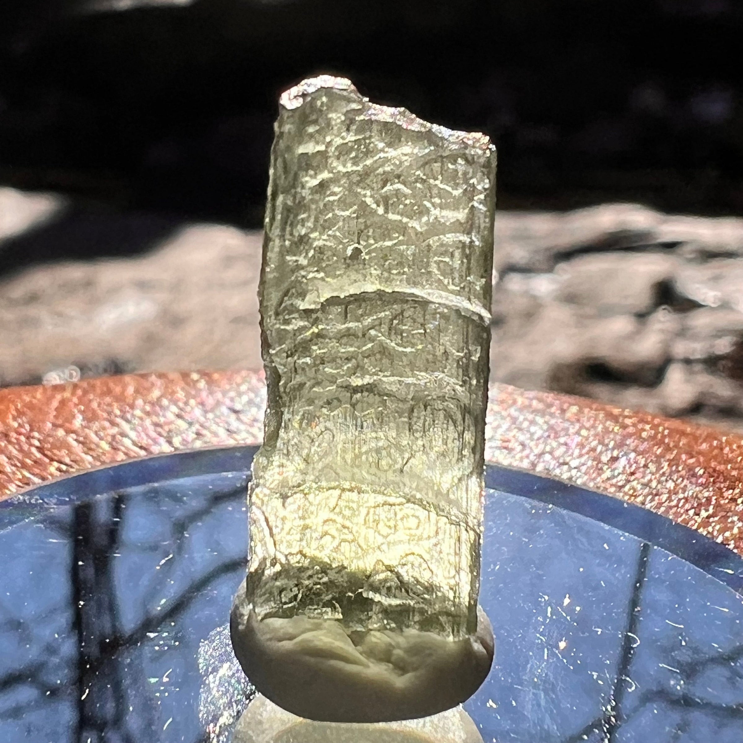 Moldavite 1.1 grams #1920-Moldavite Life