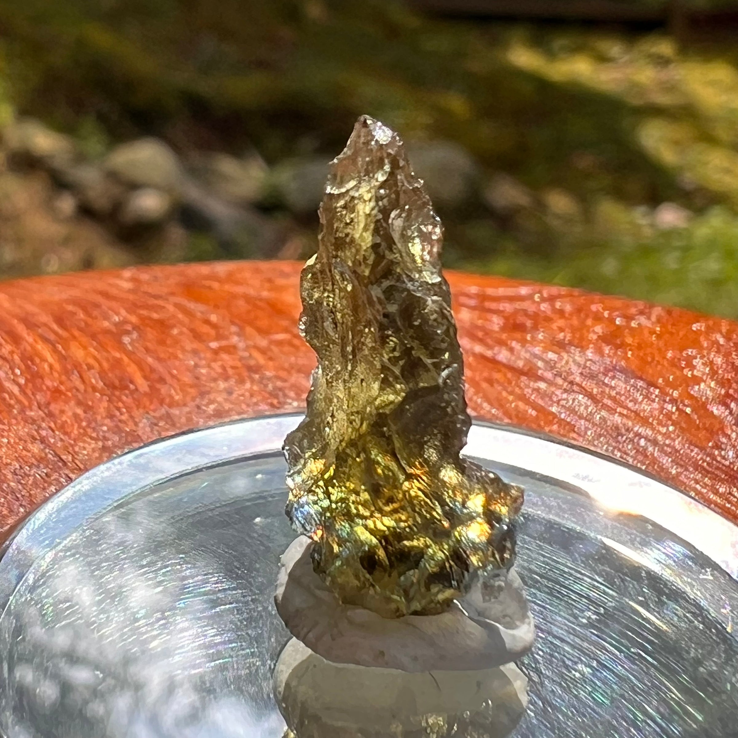 Moldavite 1.1 grams #2066-Moldavite Life