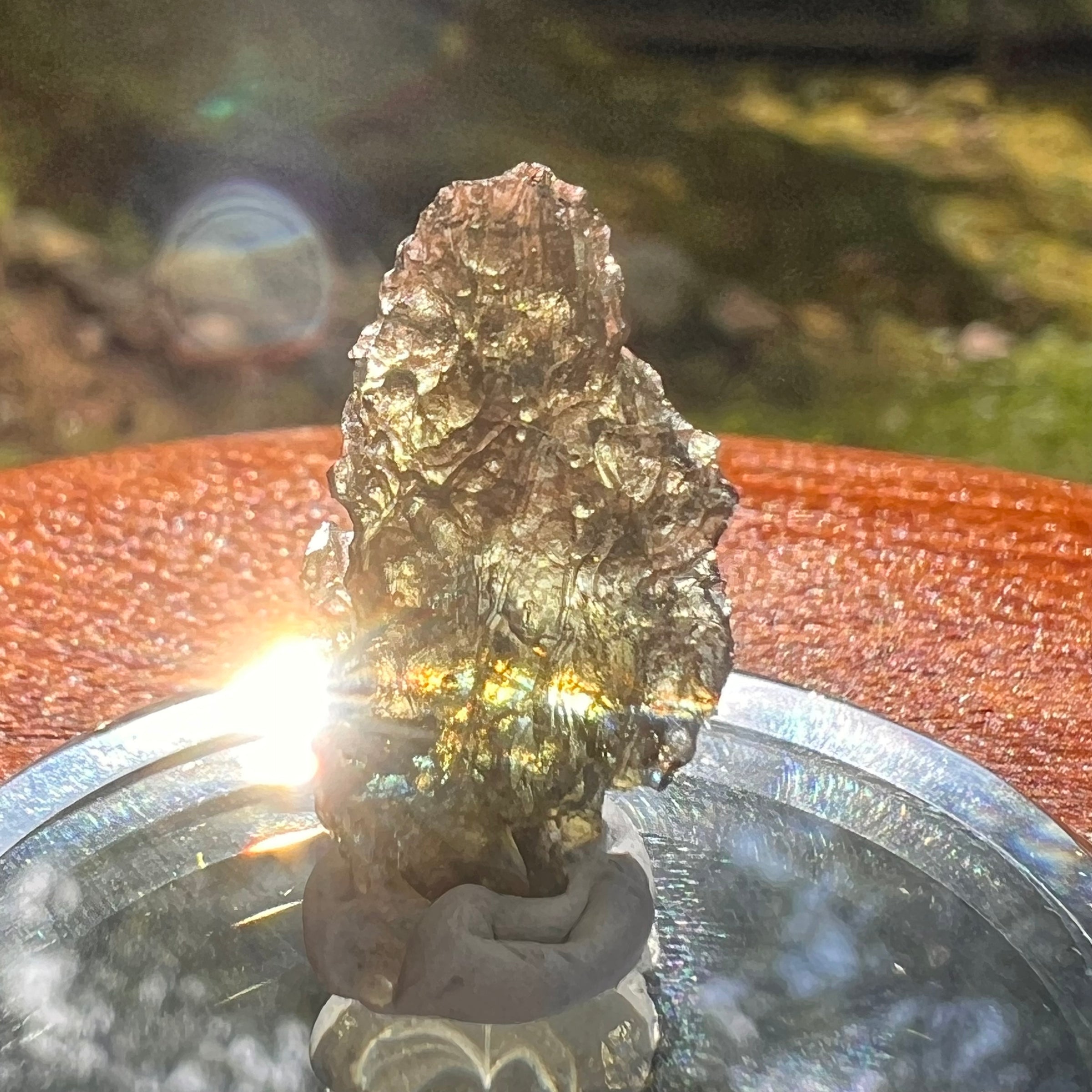 Moldavite 1.1 grams #2066-Moldavite Life