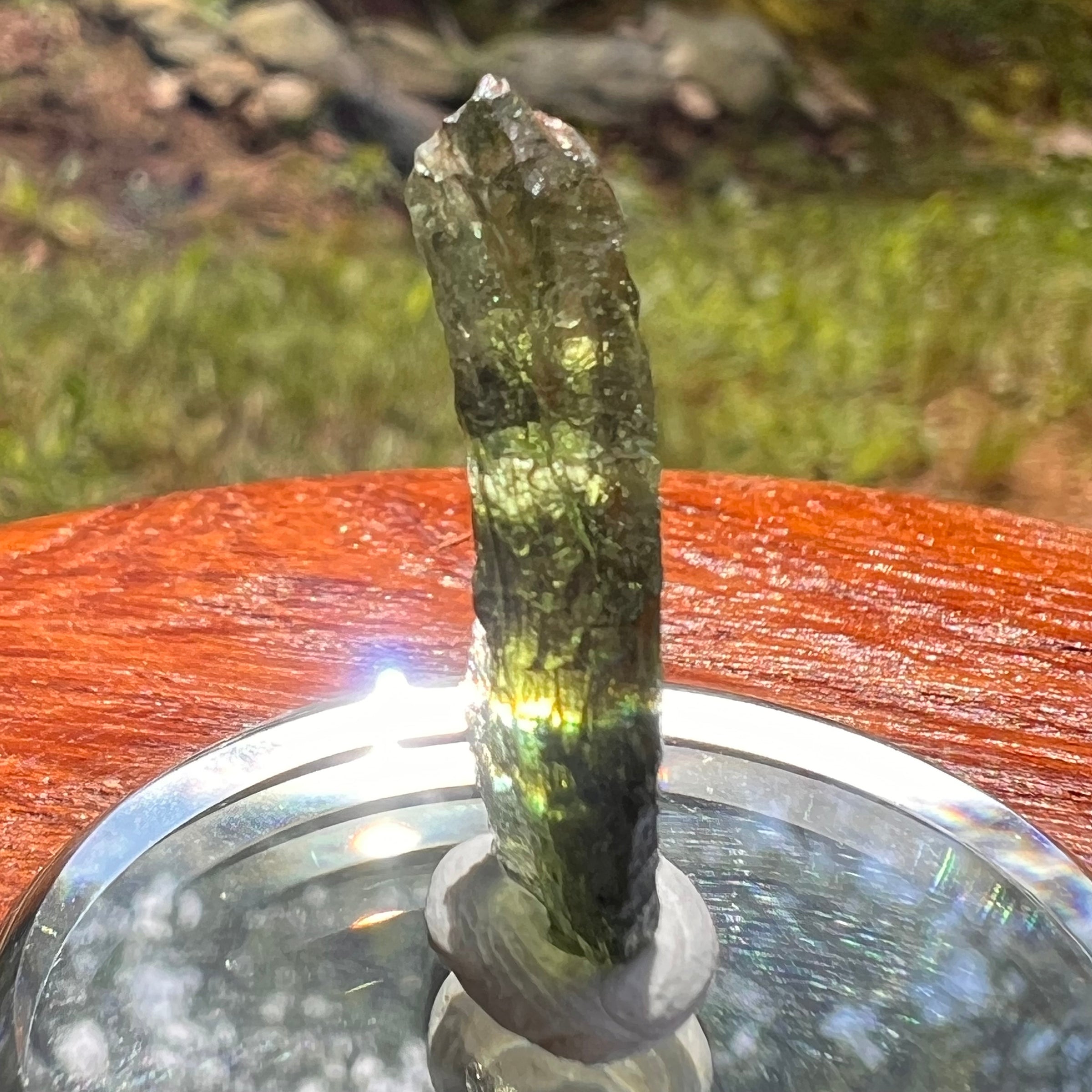 Moldavite 1.1 grams #2070-Moldavite Life