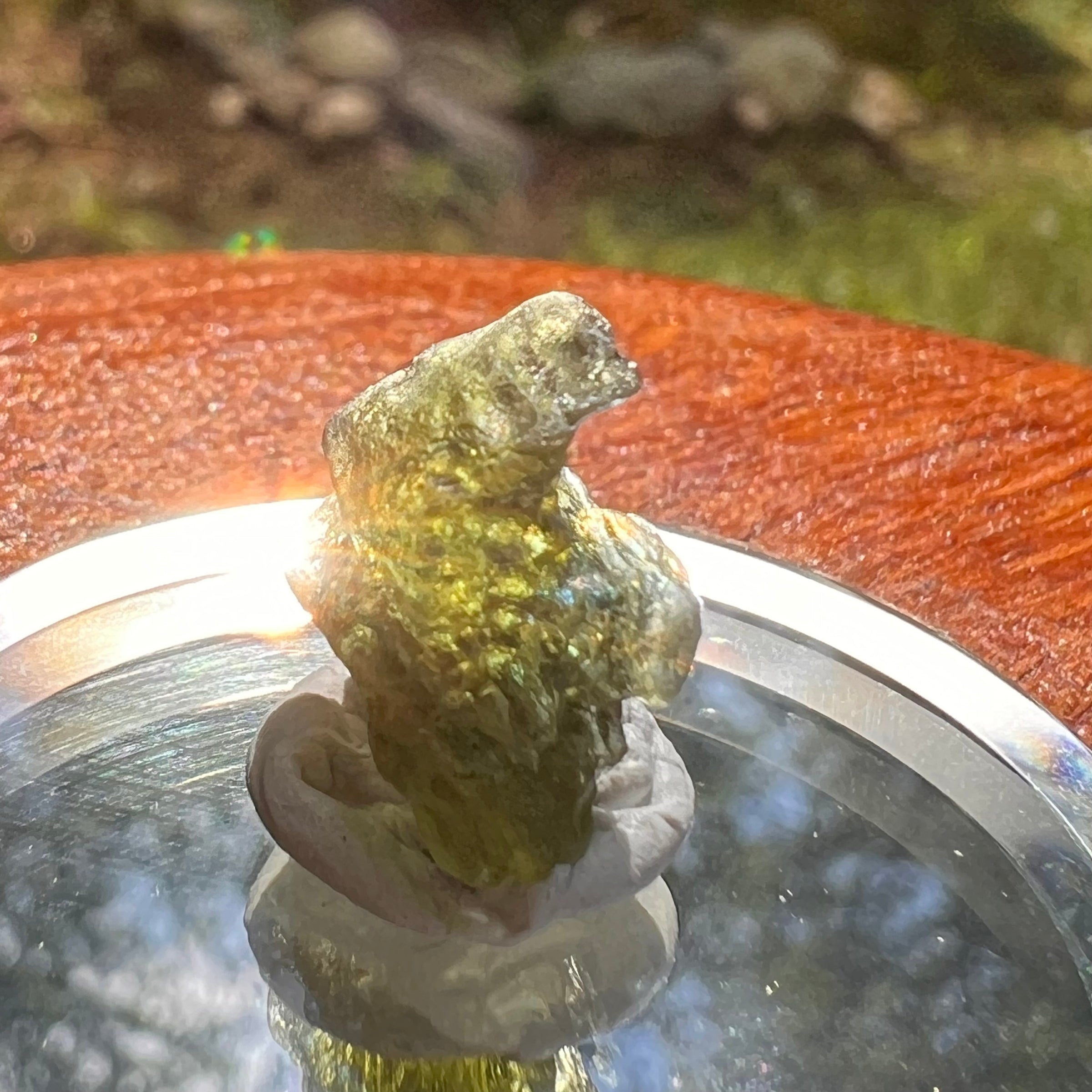 Moldavite 1.1 grams #2074-Moldavite Life