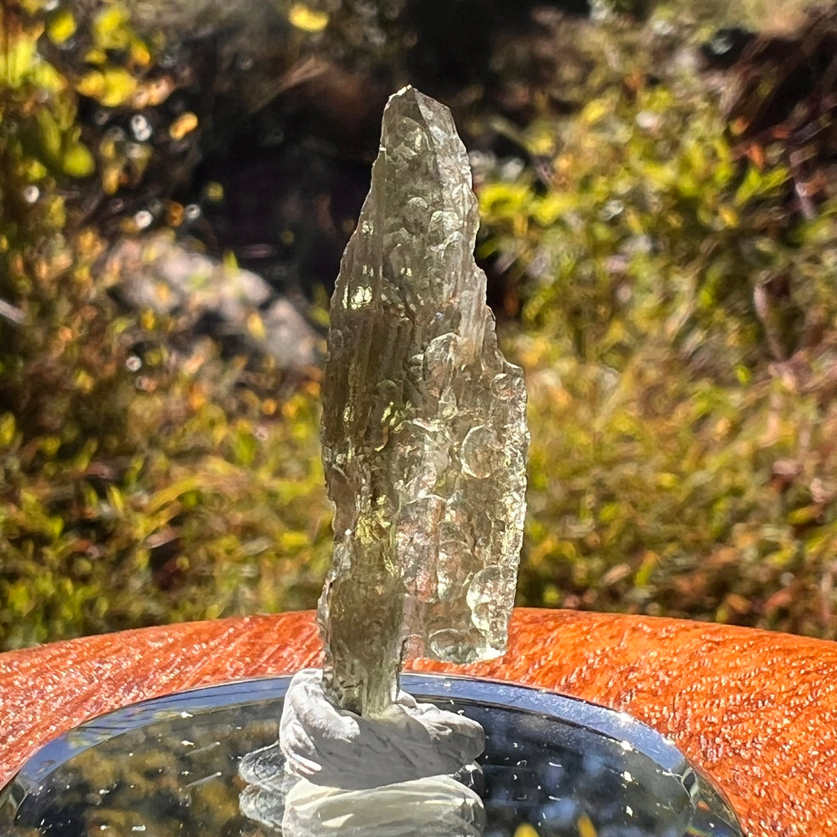 Moldavite 1.1 grams #2209-Moldavite Life