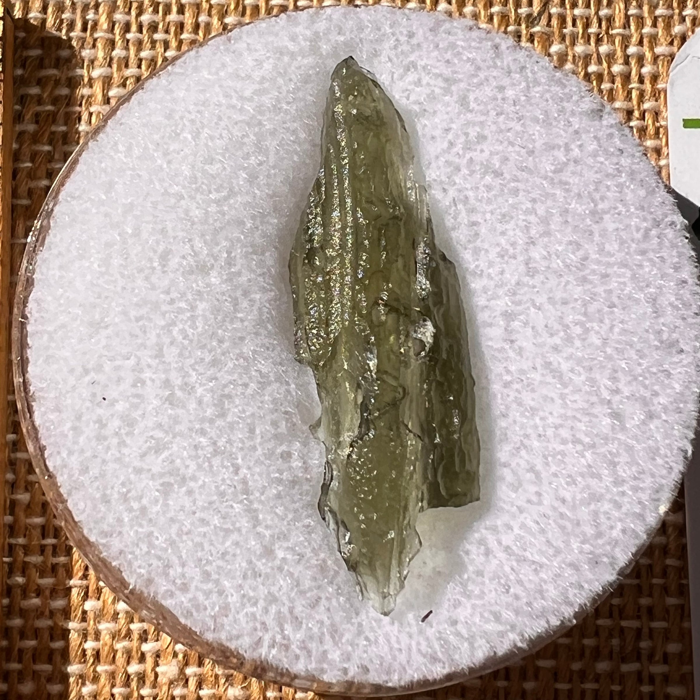 Moldavite 1.1 grams #2209-Moldavite Life