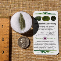 Moldavite 1.1 grams #2209-Moldavite Life