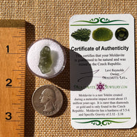 Moldavite 1.1 grams #2271-Moldavite Life