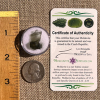 Moldavite 1.1 grams #2340-Moldavite Life
