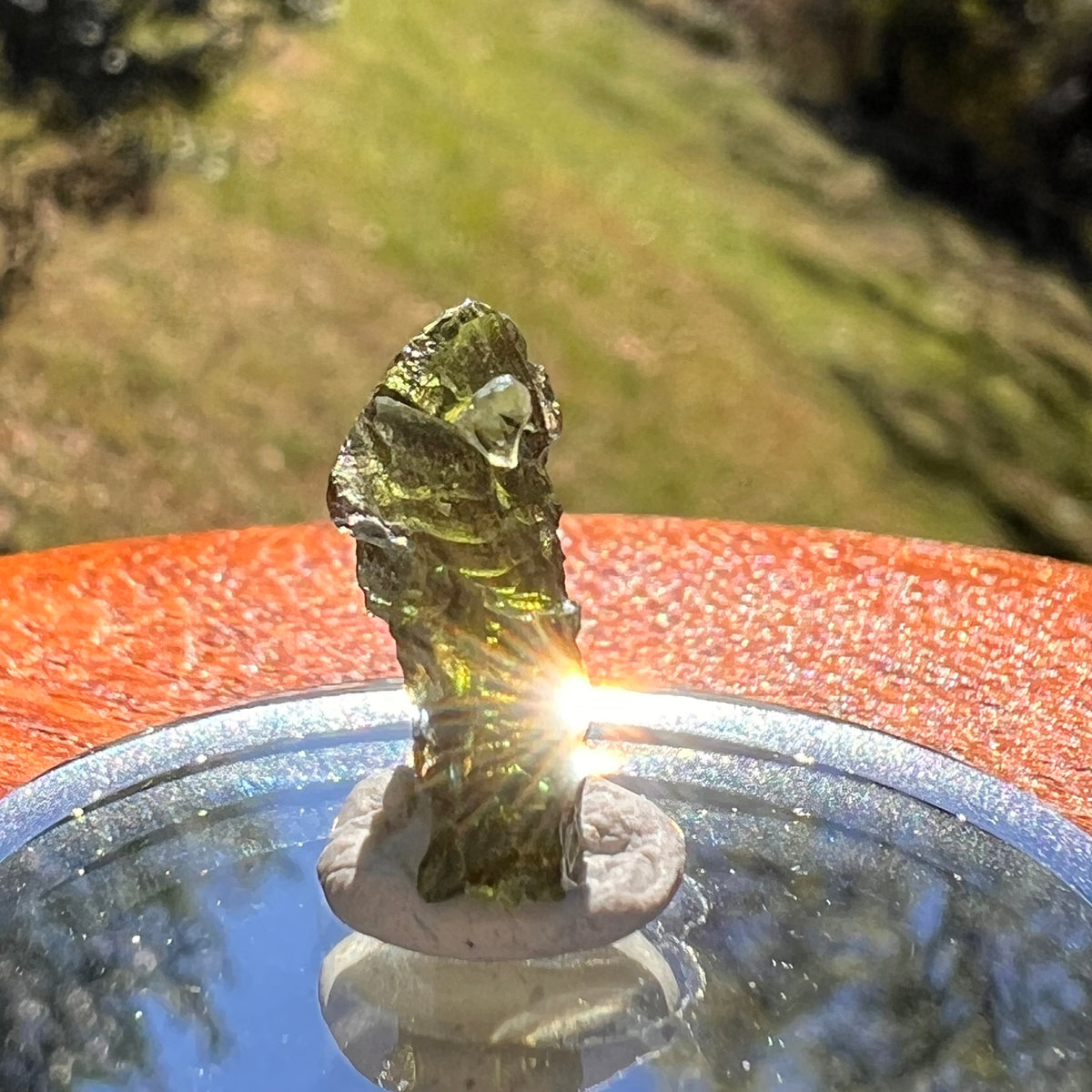Moldavite 1.1 grams #2372-Moldavite Life