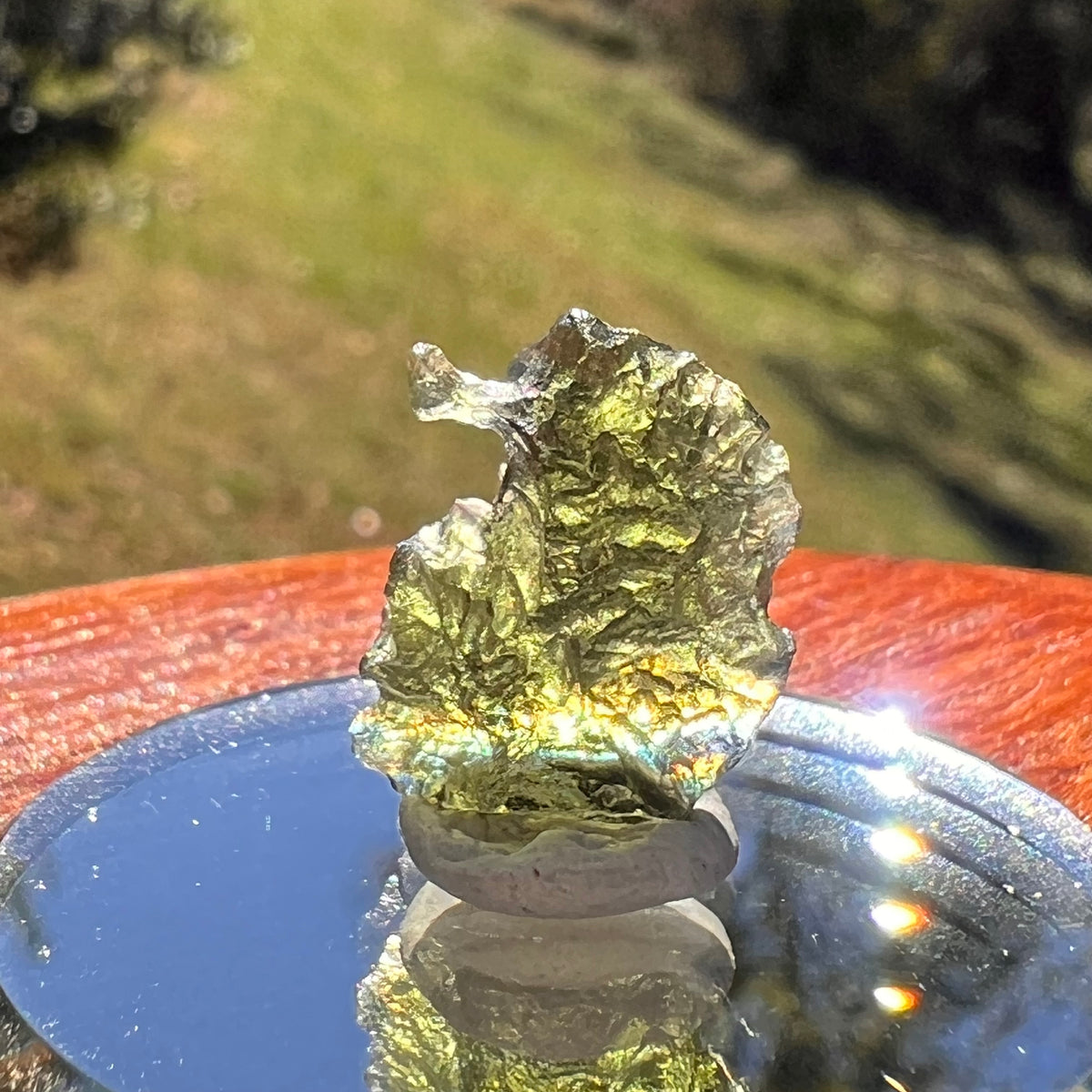 Moldavite 1.1 grams #2372-Moldavite Life