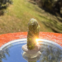 Moldavite 1.1 grams #2372-Moldavite Life