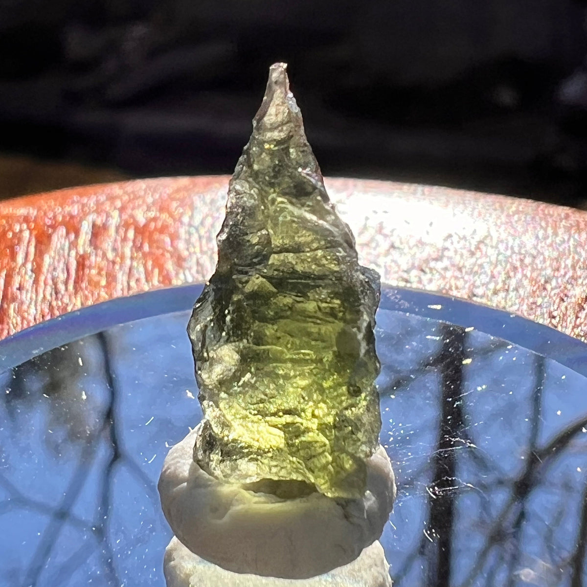 Moldavite 1.2 grams #1896-Moldavite Life