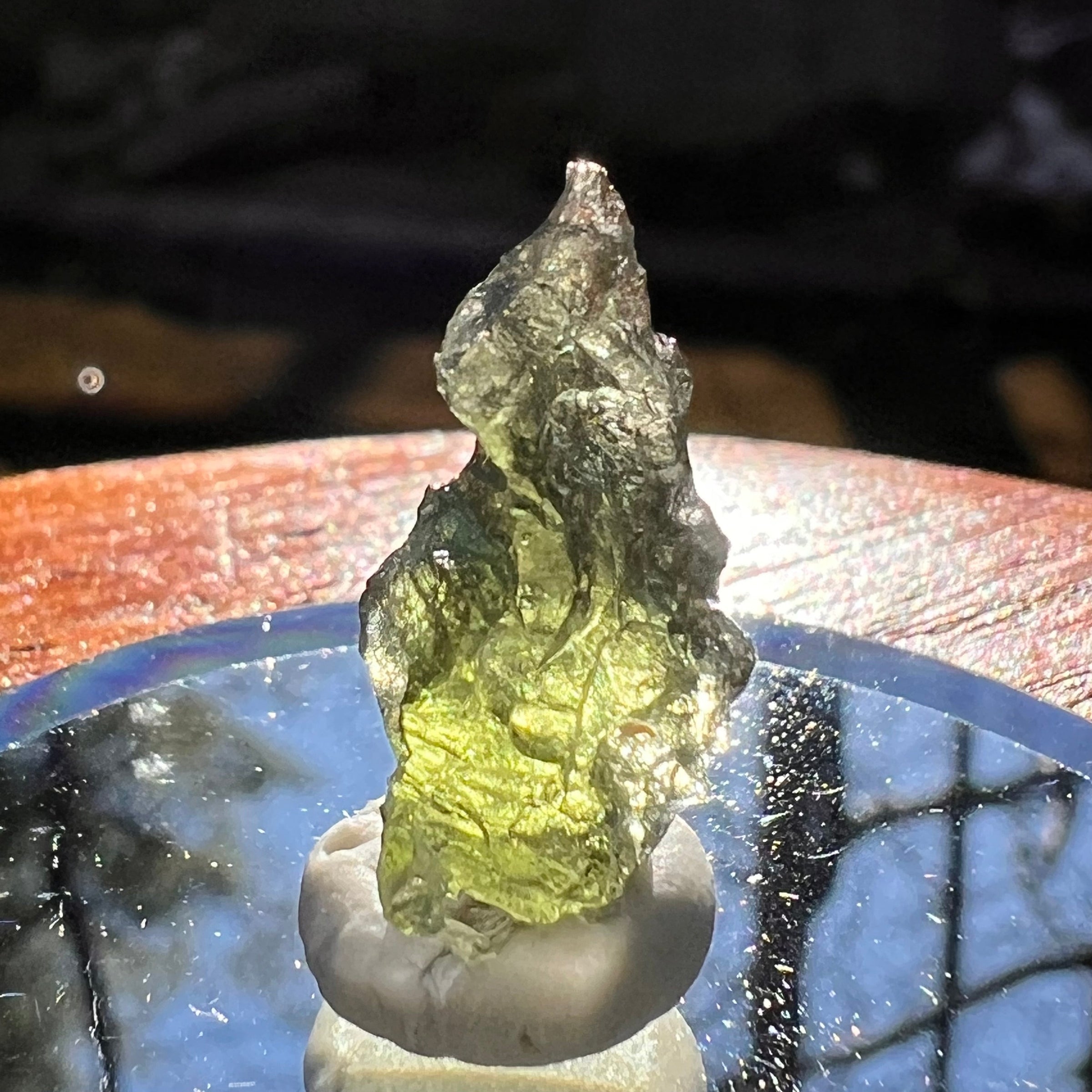 Moldavite 1.2 grams #1896-Moldavite Life