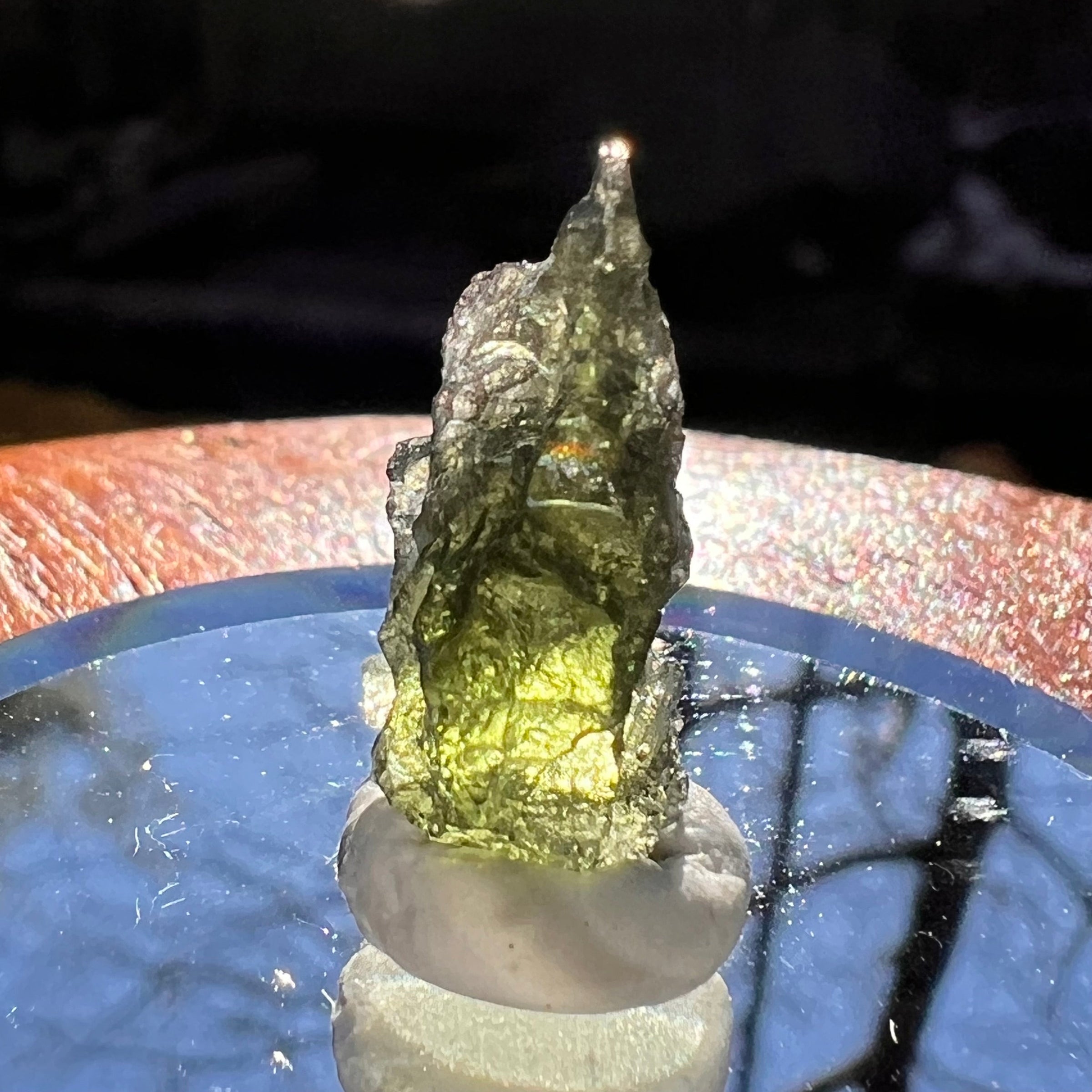 Moldavite 1.2 grams #1896-Moldavite Life