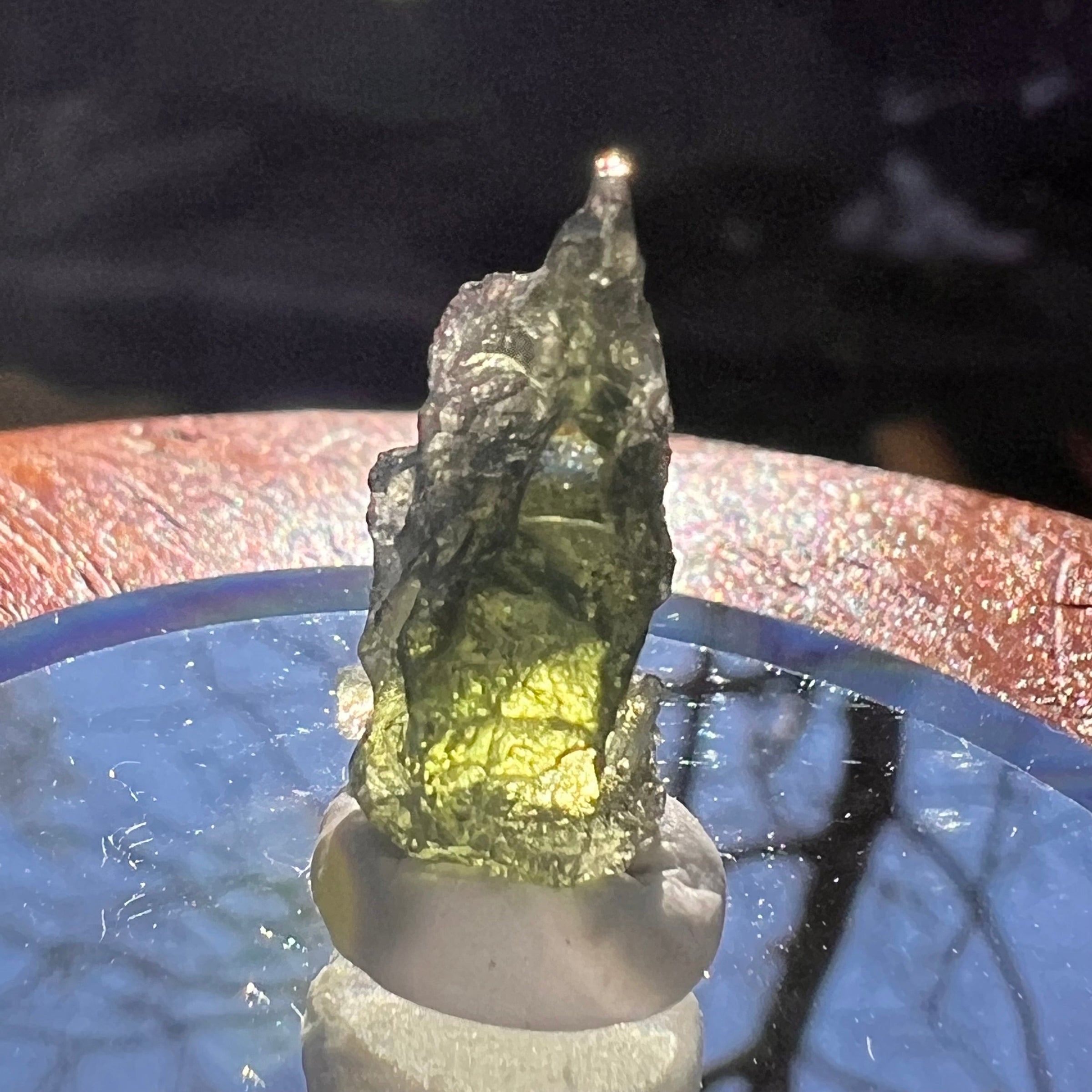 Moldavite 1.2 grams #1896-Moldavite Life