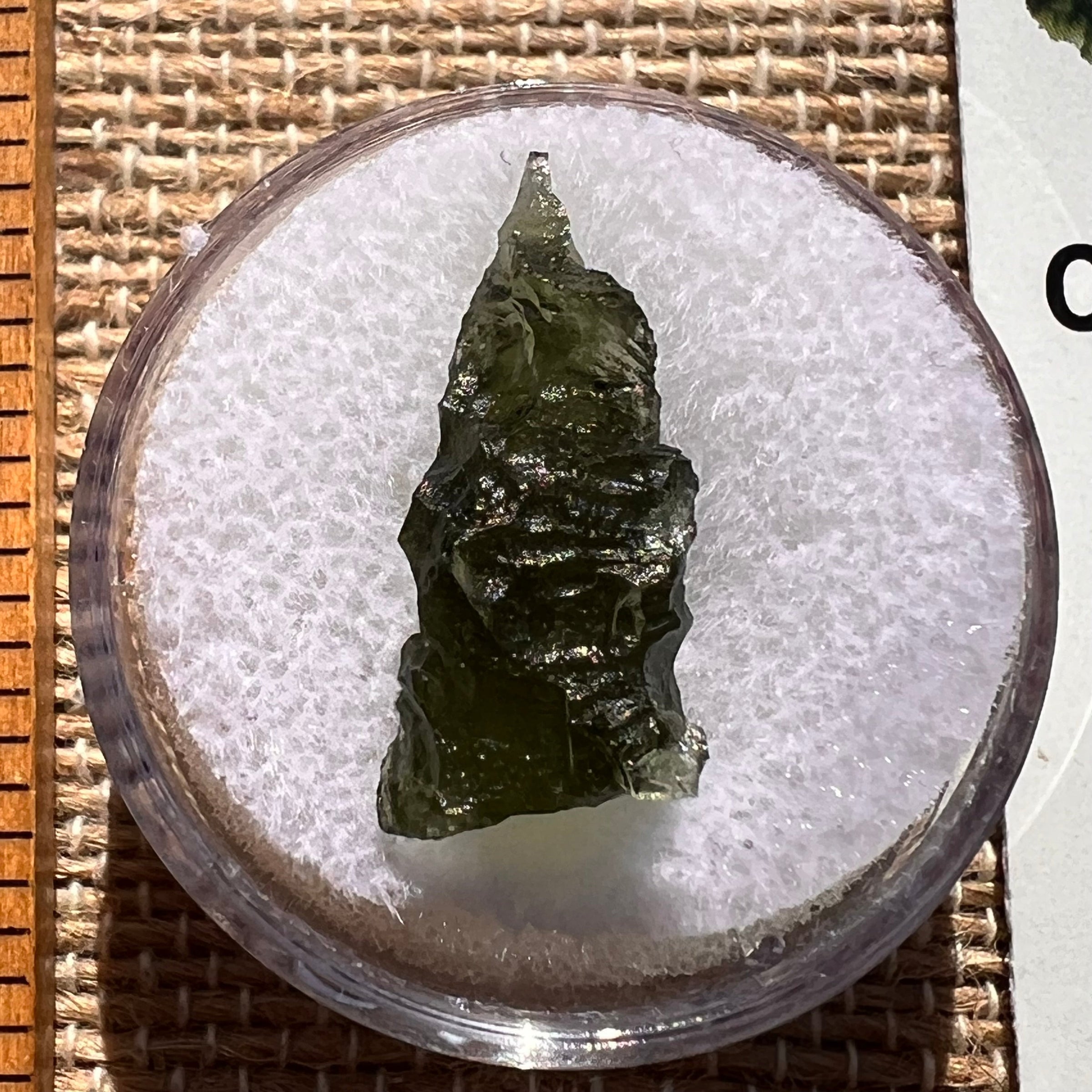Moldavite 1.2 grams #1896-Moldavite Life