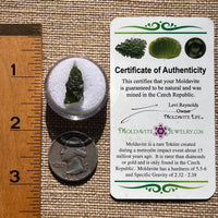 Moldavite 1.2 grams #1896-Moldavite Life