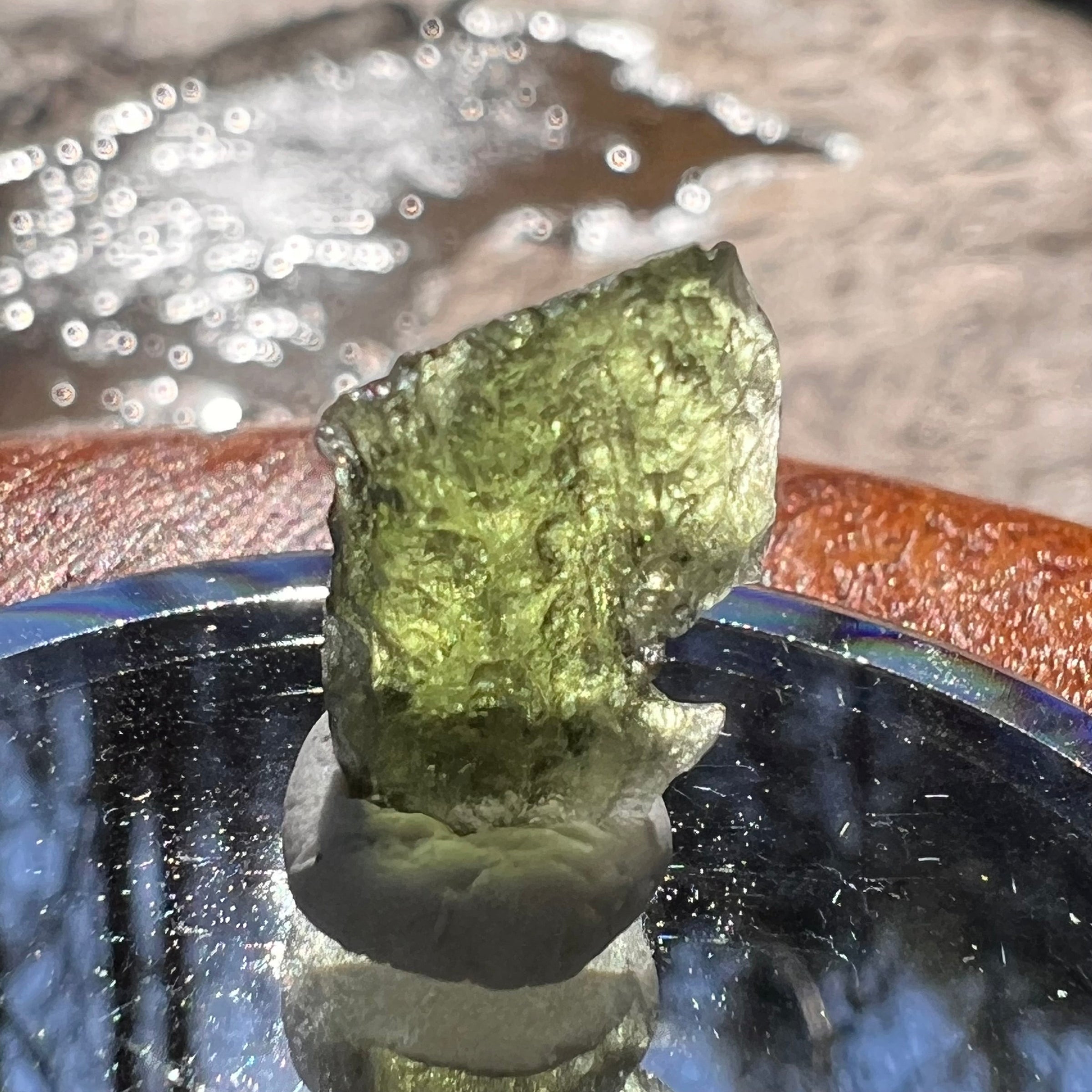 Moldavite 1.2 grams #1909-Moldavite Life