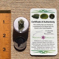 Moldavite 1.2 grams #1989-Moldavite Life