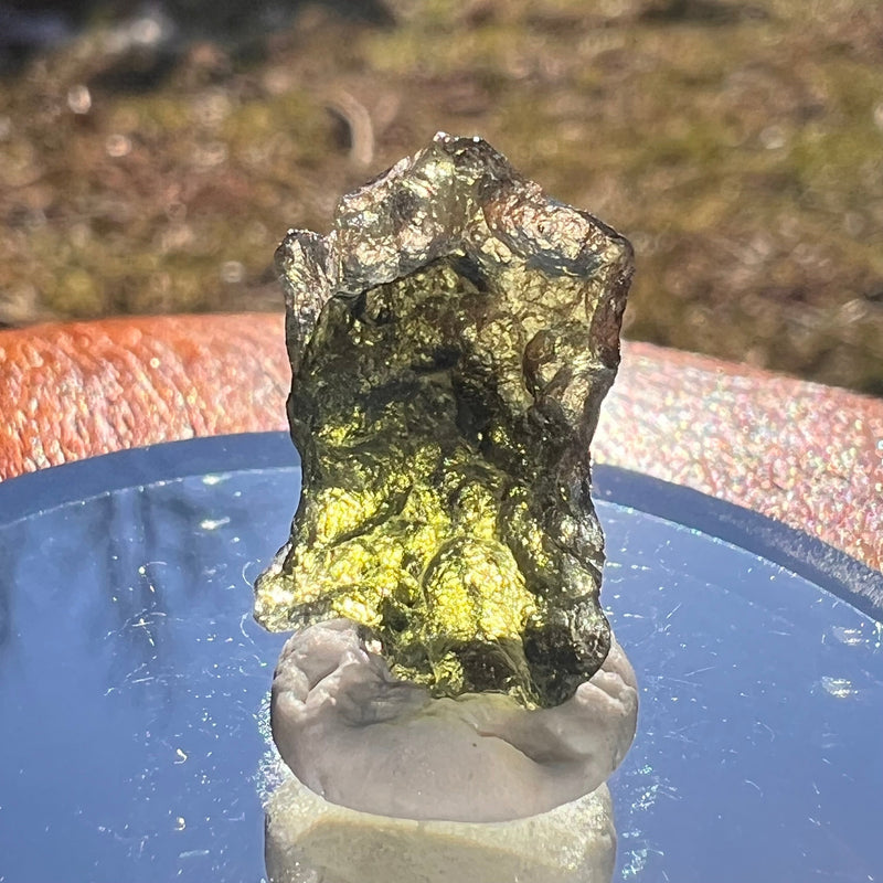 Moldavite 1.2 grams #1989-Moldavite Life