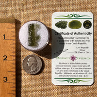 Moldavite 1.2 grams #2134-Moldavite Life