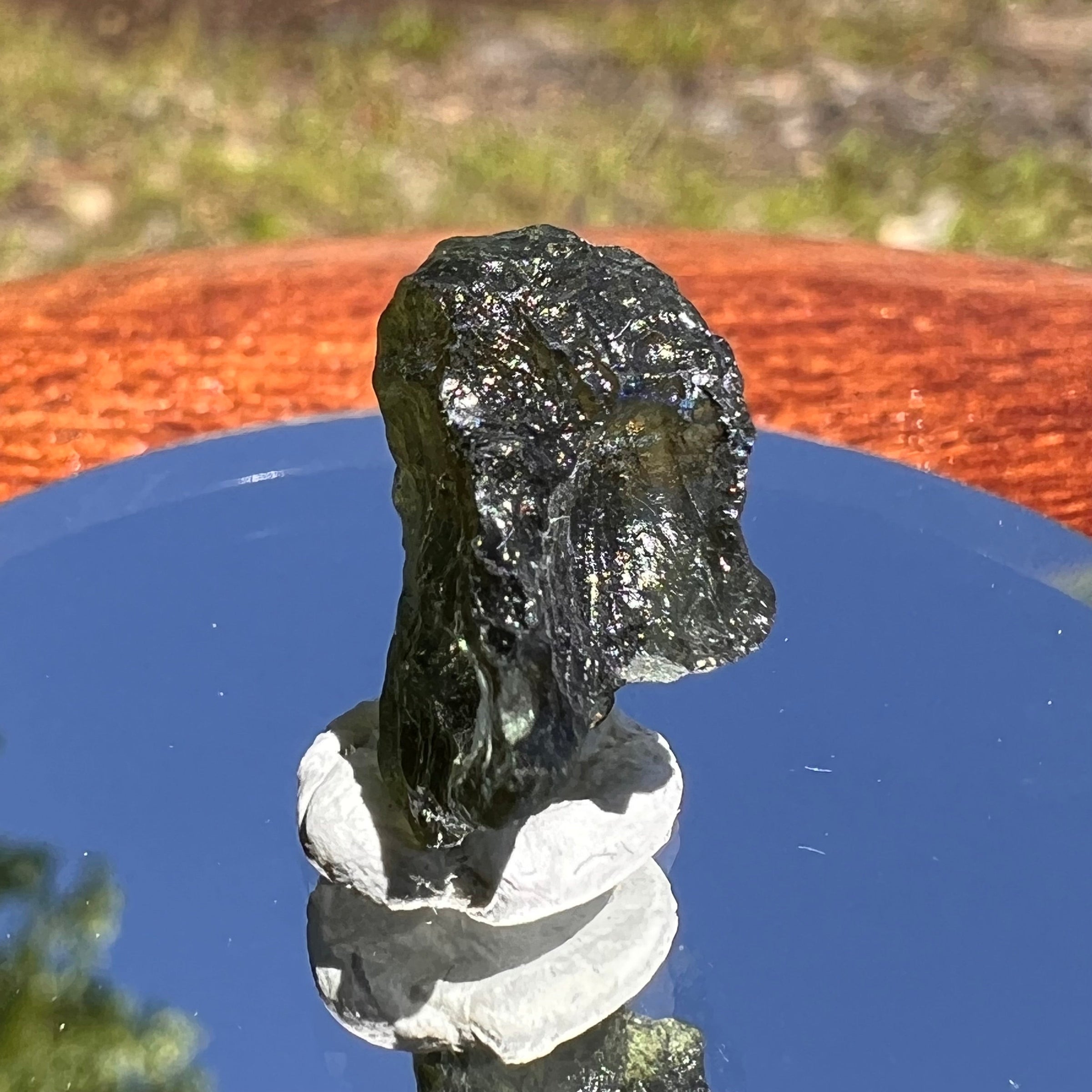 Moldavite 1.3 grams #1819-Moldavite Life