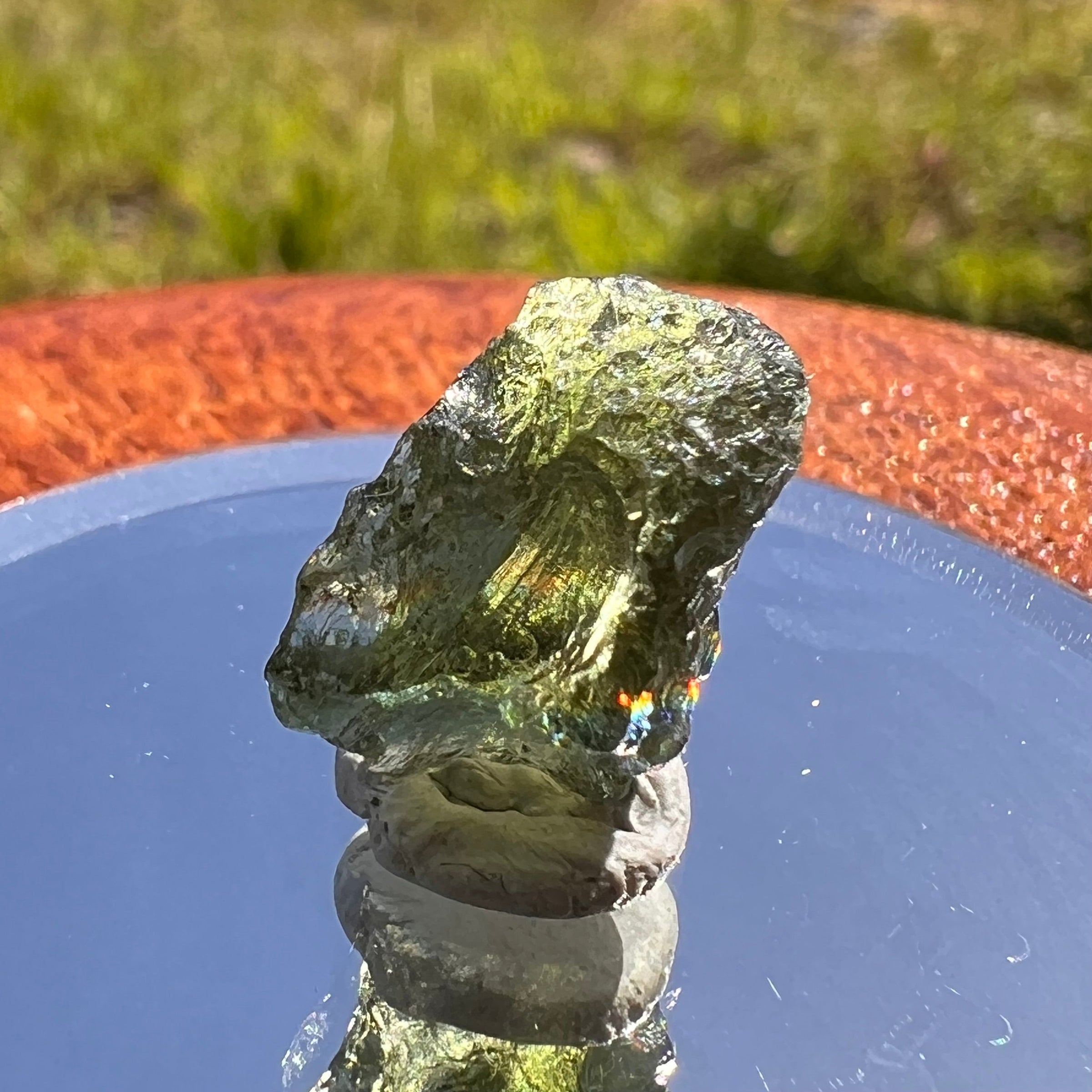 Moldavite 1.3 grams #1819-Moldavite Life