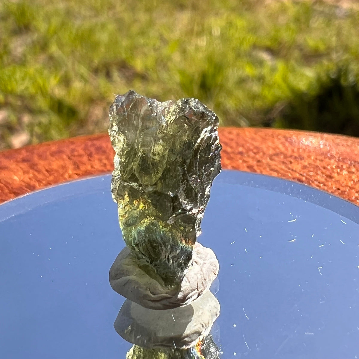 Moldavite 1.3 grams #1828-Moldavite Life