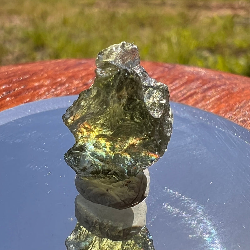 Moldavite 1.3 grams #1828-Moldavite Life