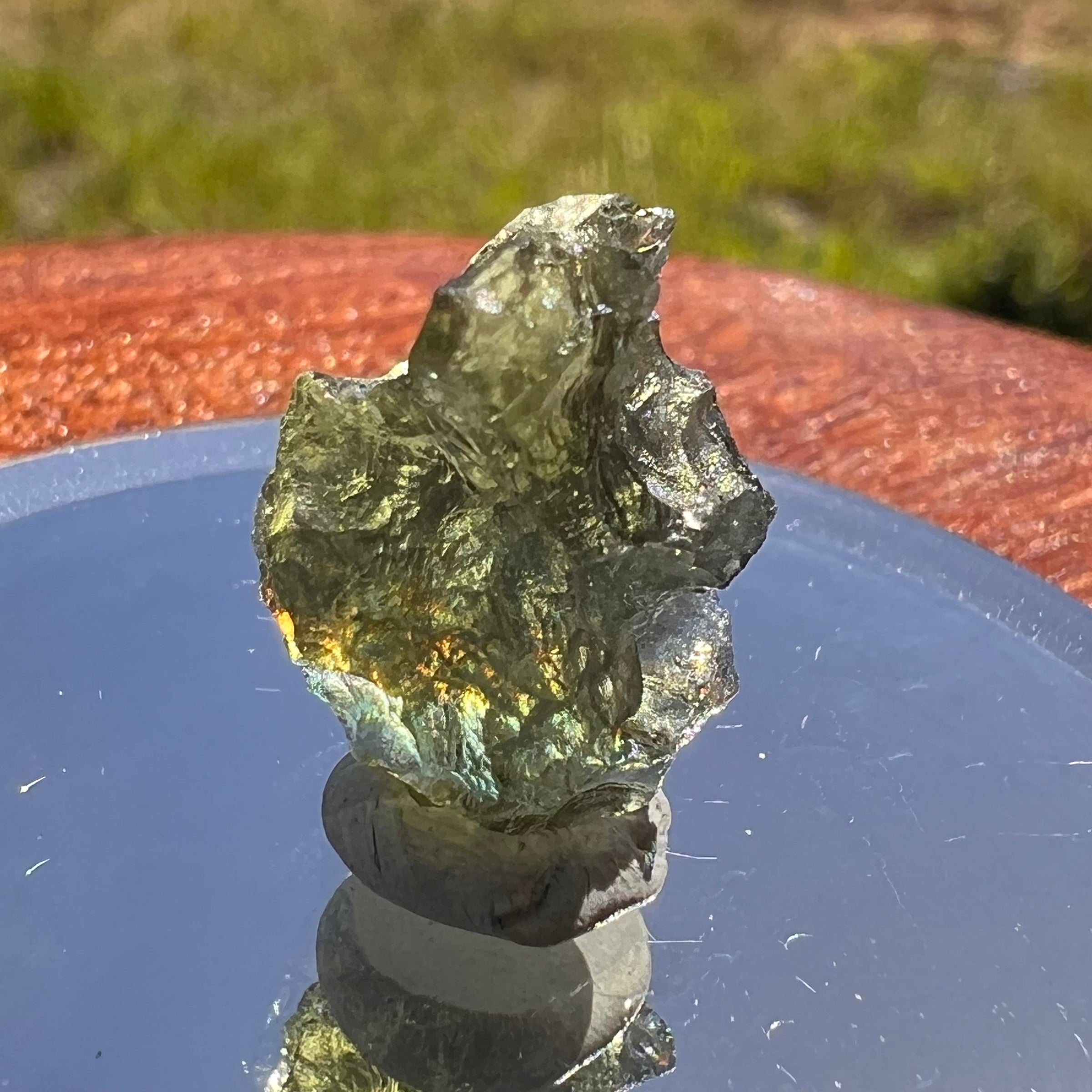 Moldavite 1.3 grams #1828-Moldavite Life