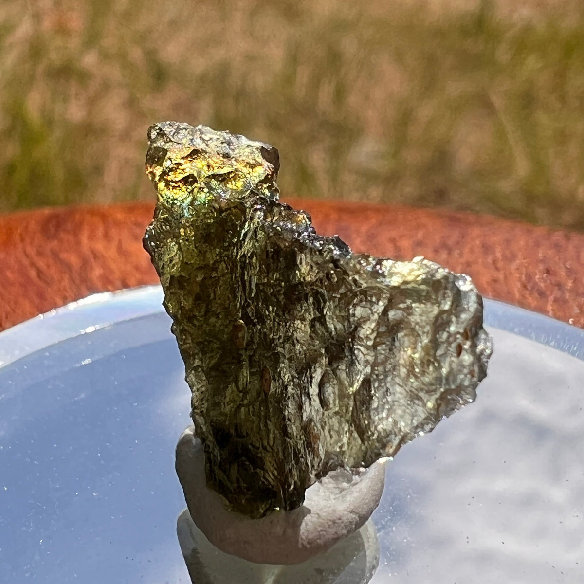 Moldavite 1.3 grams #1860-Moldavite Life