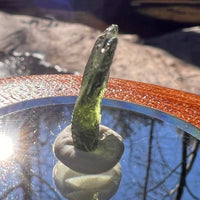 Moldavite 1.3 grams #1902-Moldavite Life