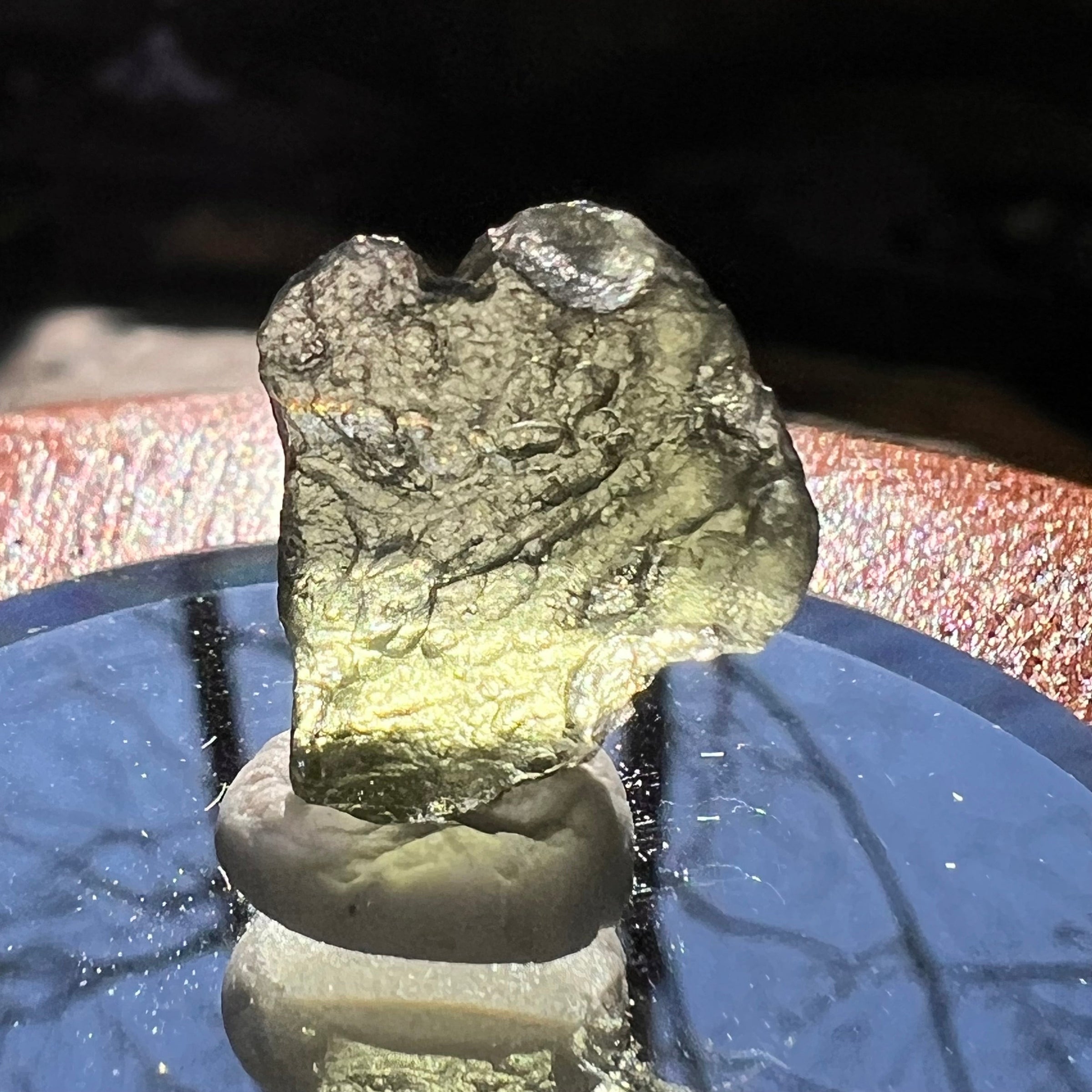 Moldavite 1.3 grams #1902-Moldavite Life