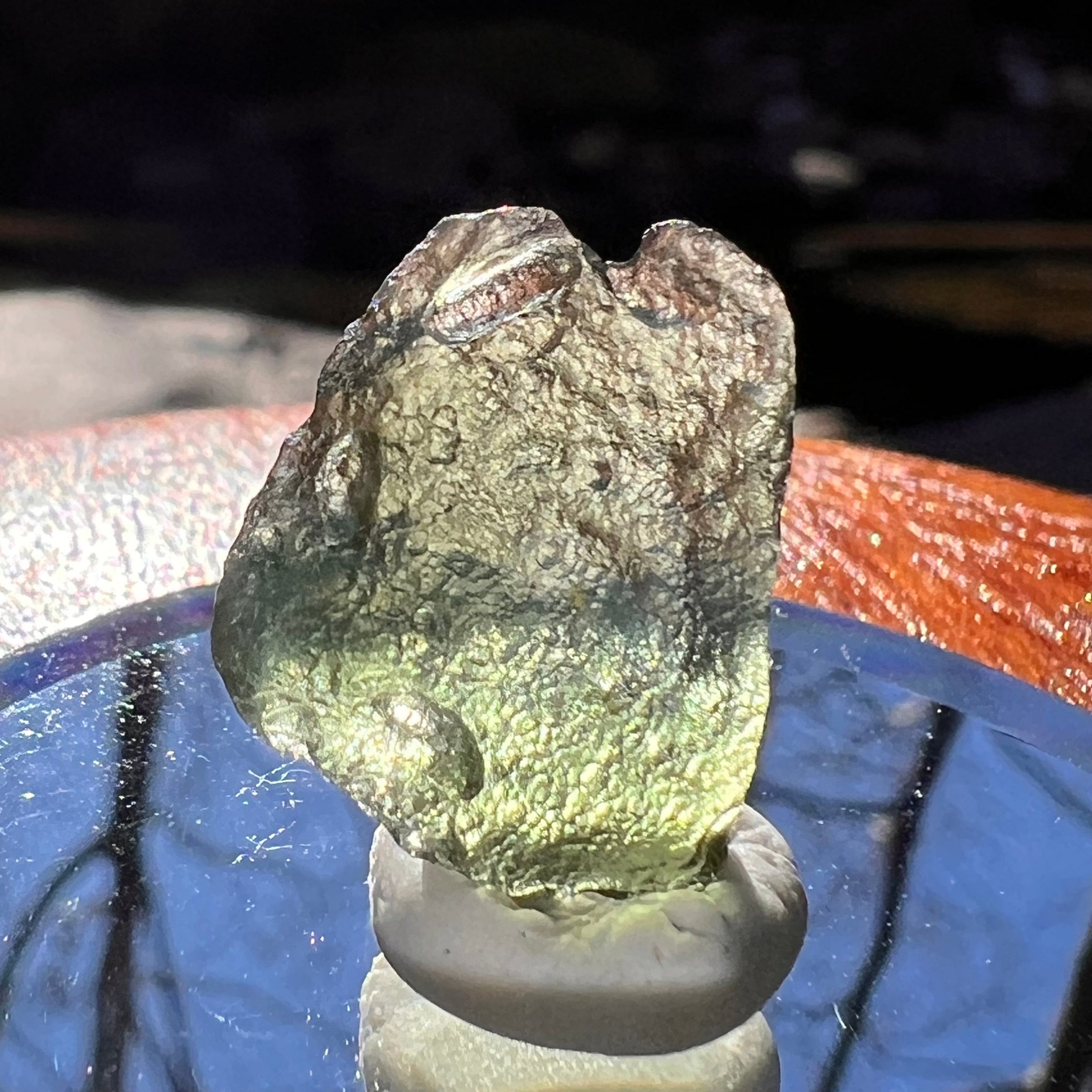 Moldavite 1.3 grams #1902-Moldavite Life