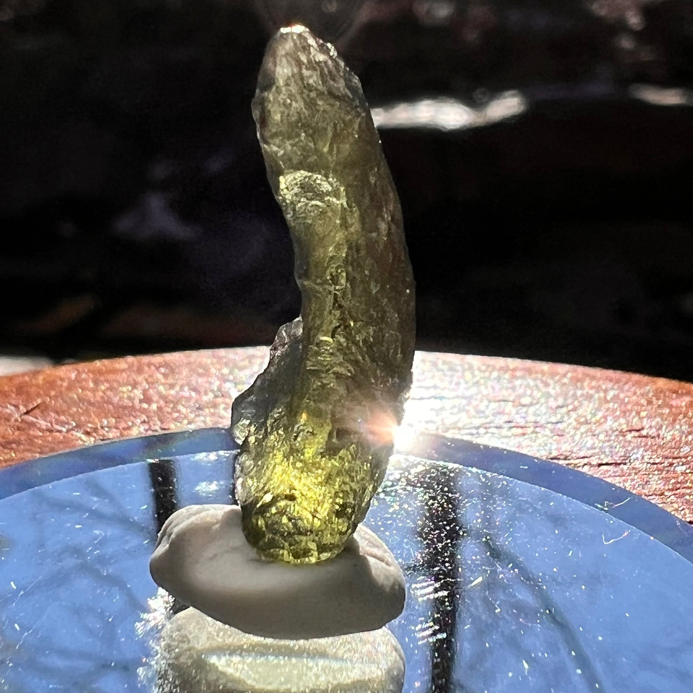 Moldavite 1.3 grams #1912-Moldavite Life