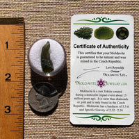 Moldavite 1.3 grams #1912-Moldavite Life