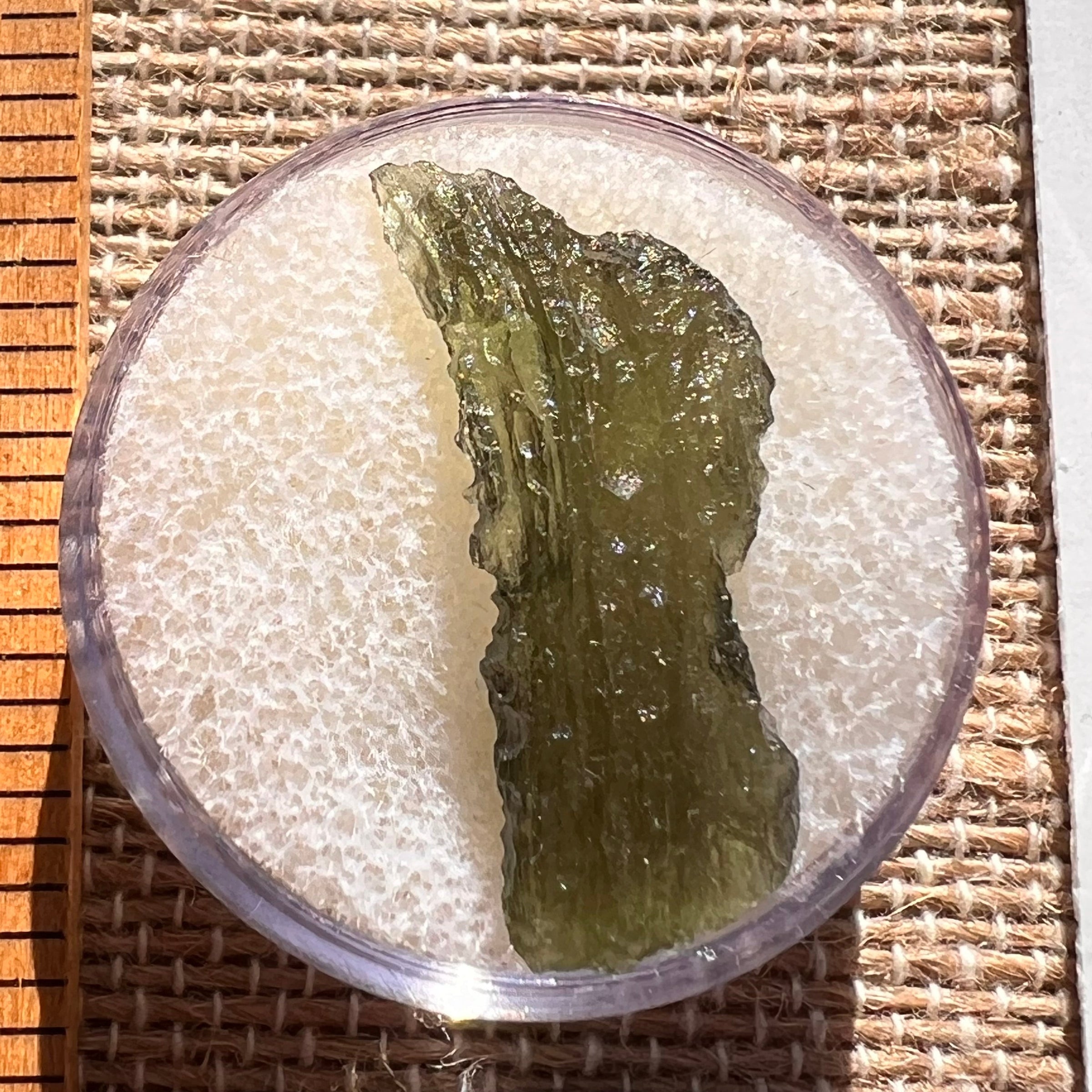 Moldavite 1.3 grams #1992-Moldavite Life