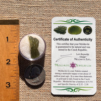 Moldavite 1.3 grams #1992-Moldavite Life