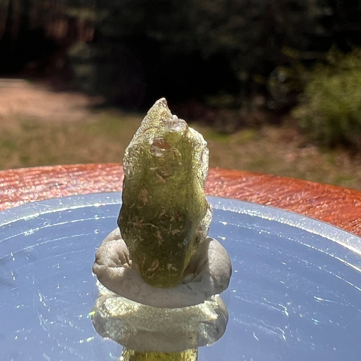 Moldavite 1.3 grams #2007-Moldavite Life