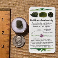 Moldavite 1.3 grams #2007-Moldavite Life