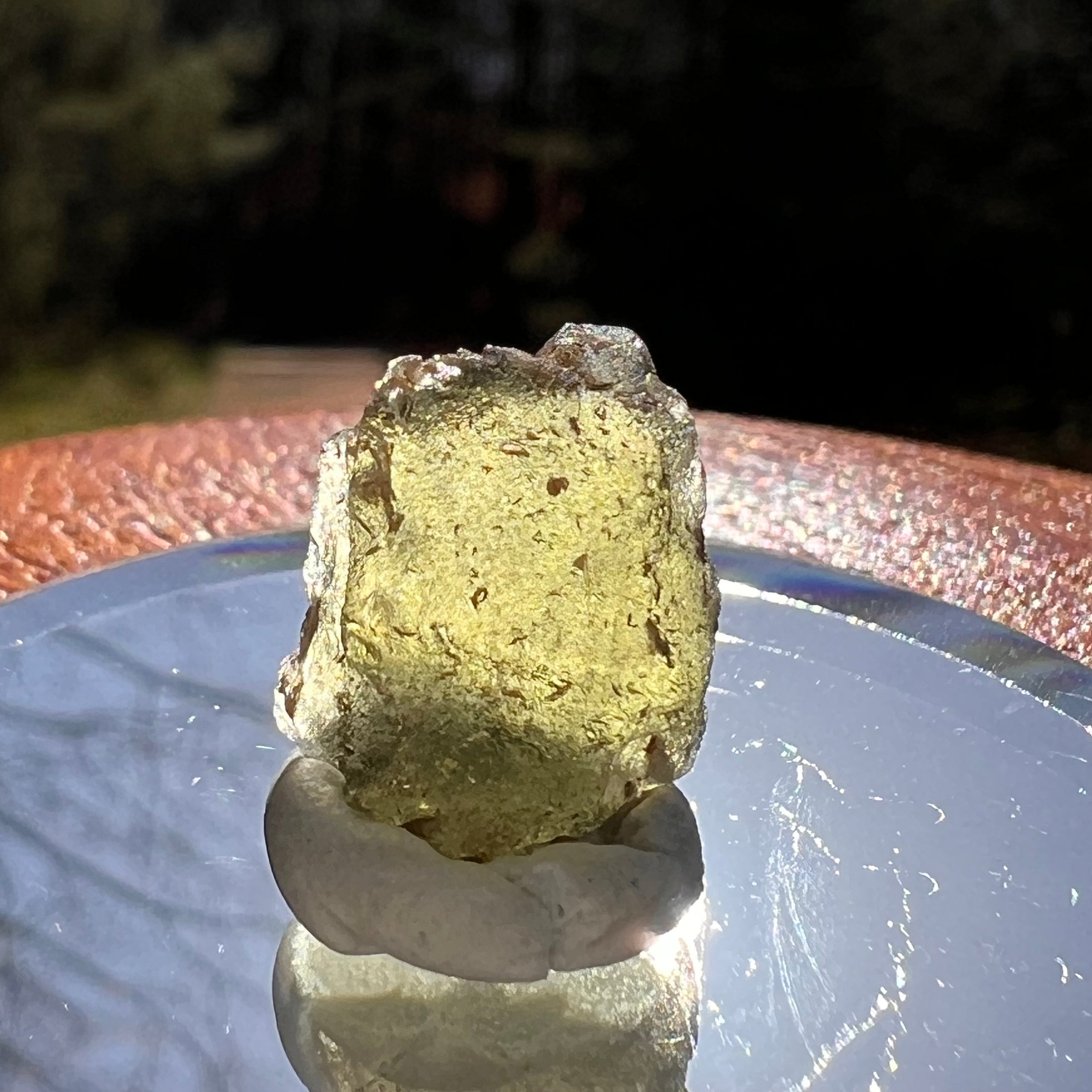Moldavite 1.3 grams #2007-Moldavite Life