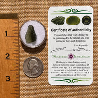 Moldavite 1.3 grams #2067-Moldavite Life