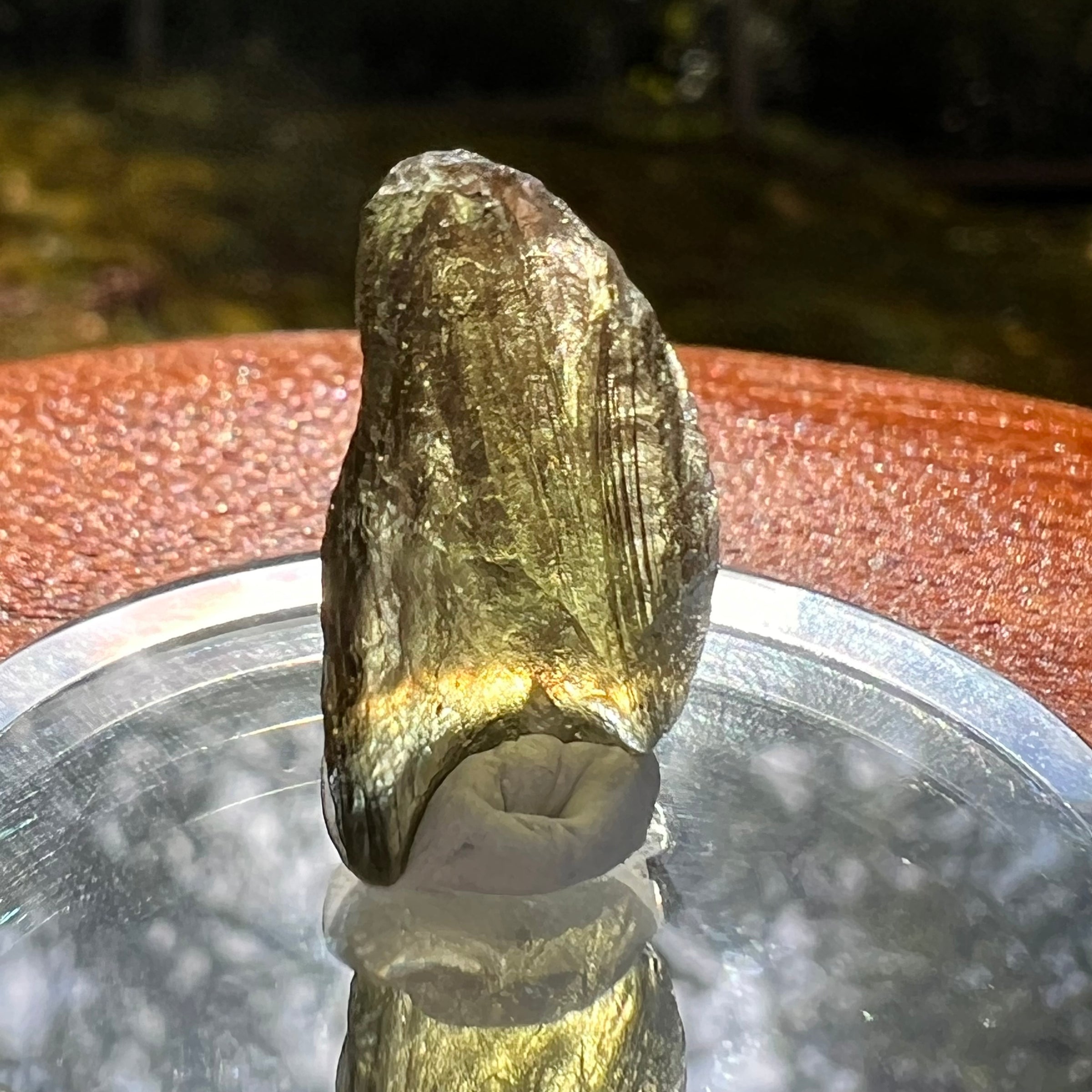 Moldavite 1.3 grams #2067-Moldavite Life