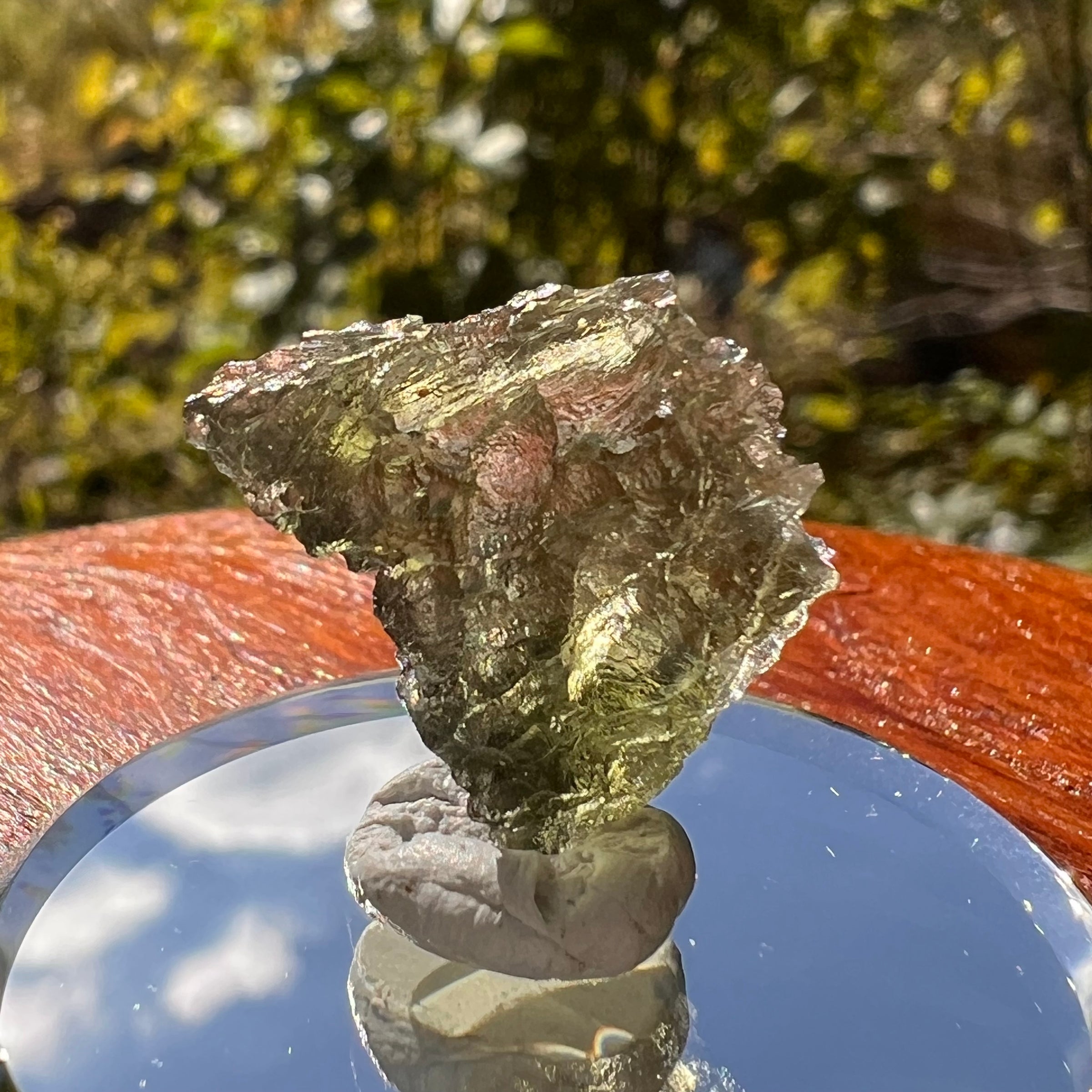 Moldavite 1.3 grams #2115-Moldavite Life