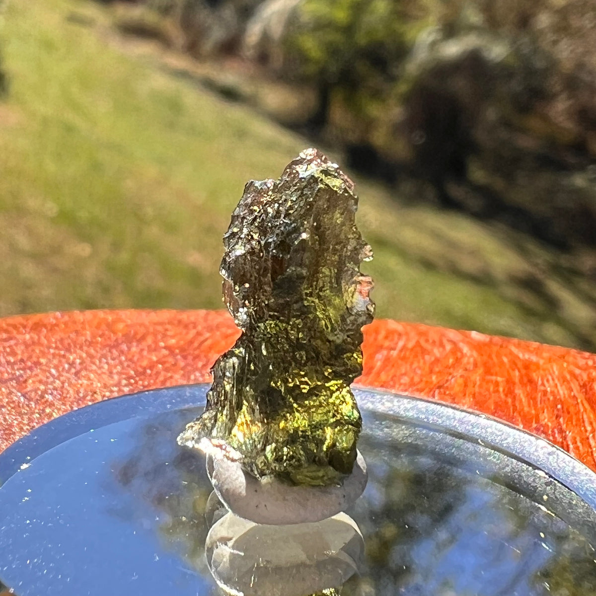 Moldavite 1.3 grams #2359-Moldavite Life