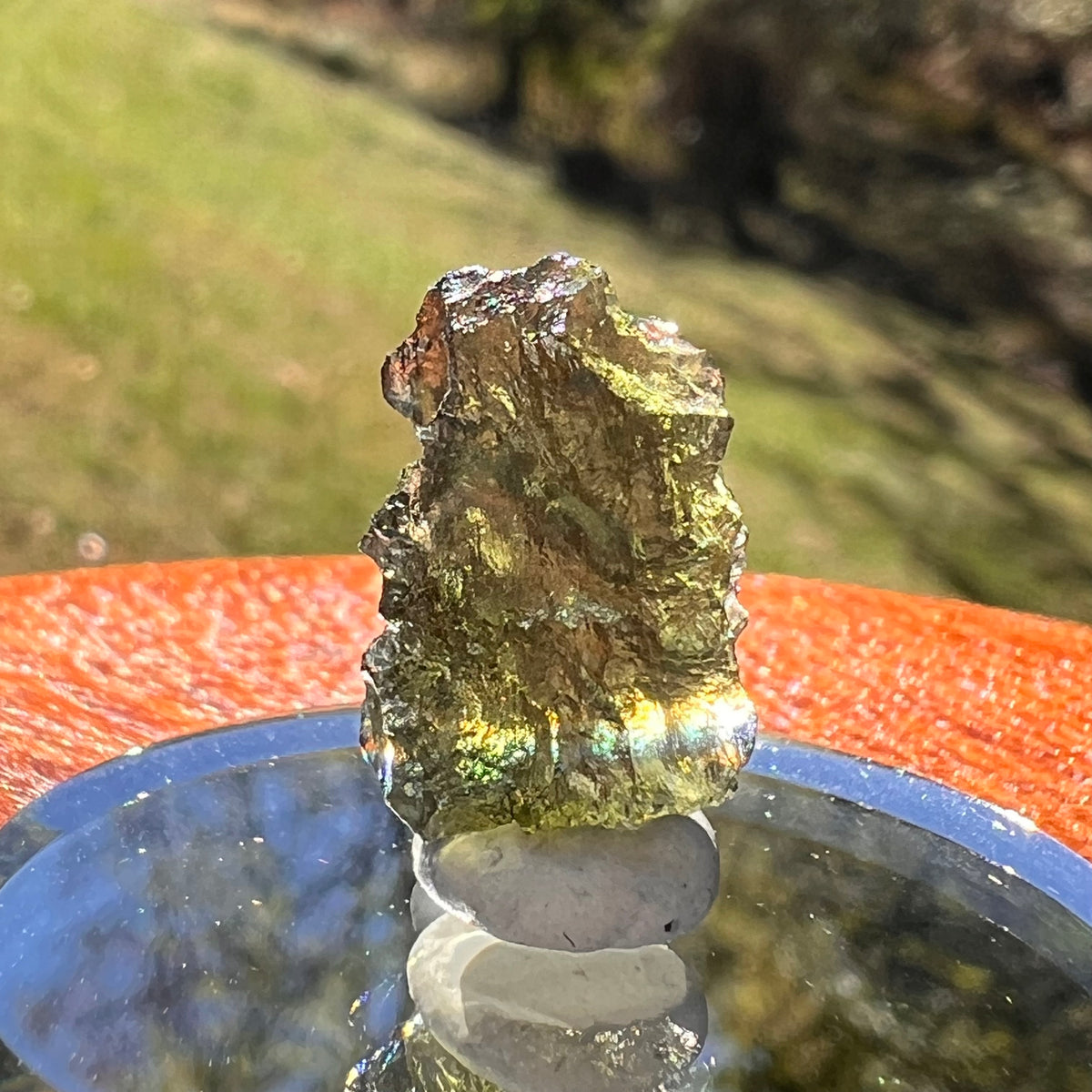Moldavite 1.3 grams #2359-Moldavite Life