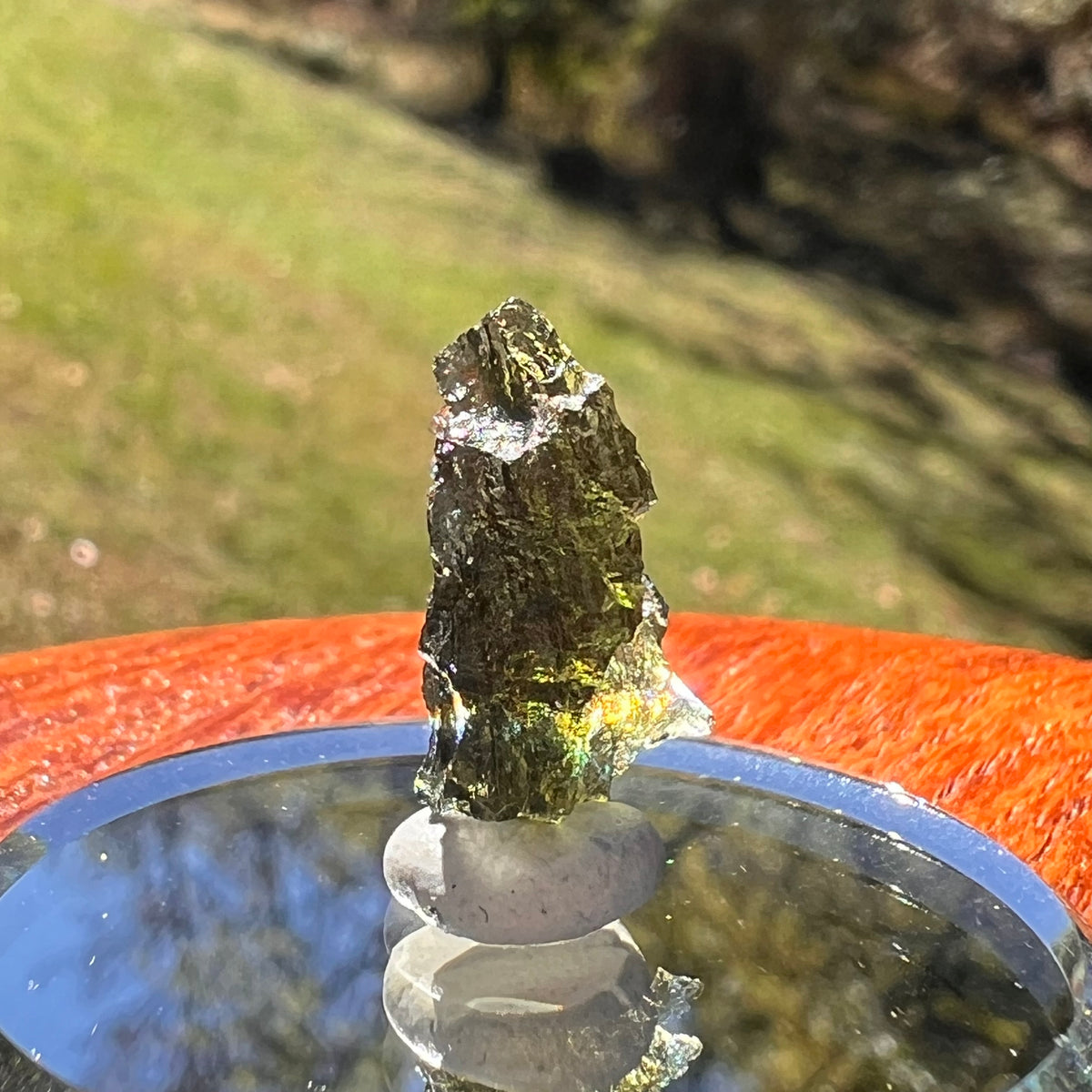 Moldavite 1.3 grams #2359-Moldavite Life