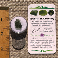 Moldavite 1.3 grams #2359-Moldavite Life