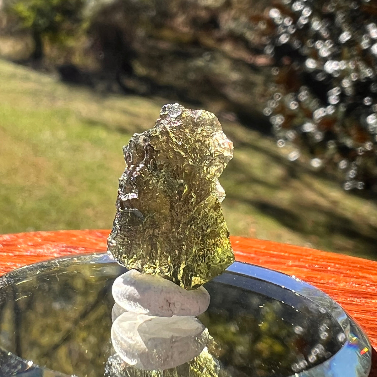 Moldavite 1.3 grams #2359-Moldavite Life