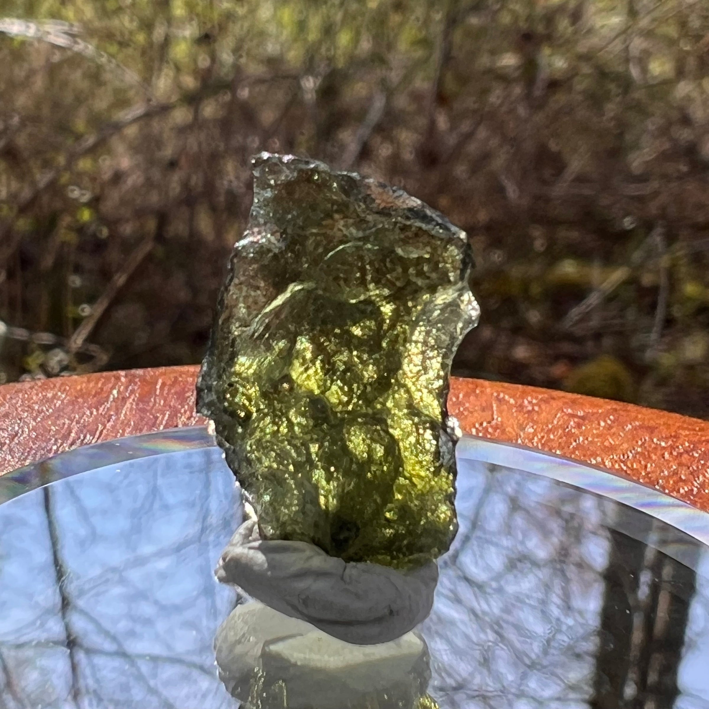 Moldavite 1.4 grams #1801-Moldavite Life